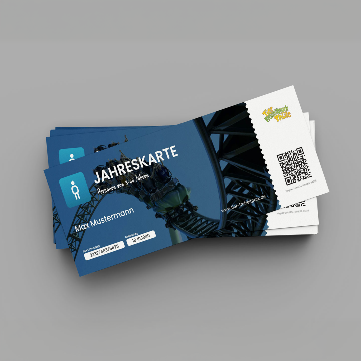 Jahreskarte für Personen von 3-64 Jahren