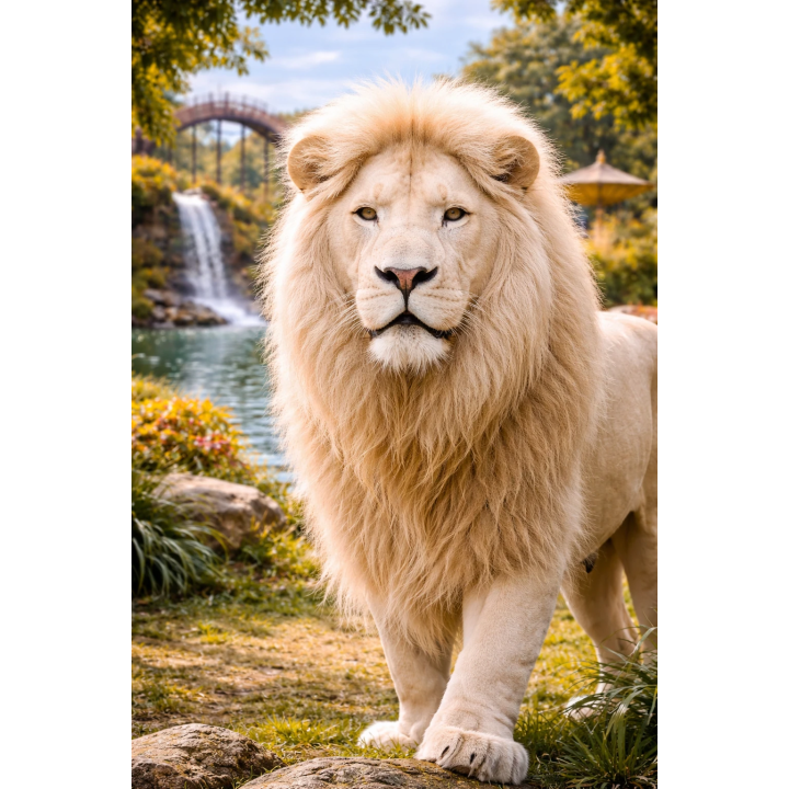 Tierpatenschaft weißer Löwe